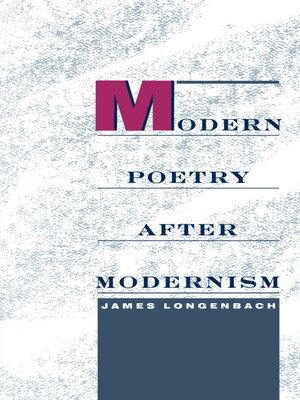 cover image of Modern Poetry after Modernism